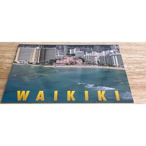 Vintage Waikiki Postcard Phil Mattes / Aerial View Royal Hawaiian Hotel Sku 0200